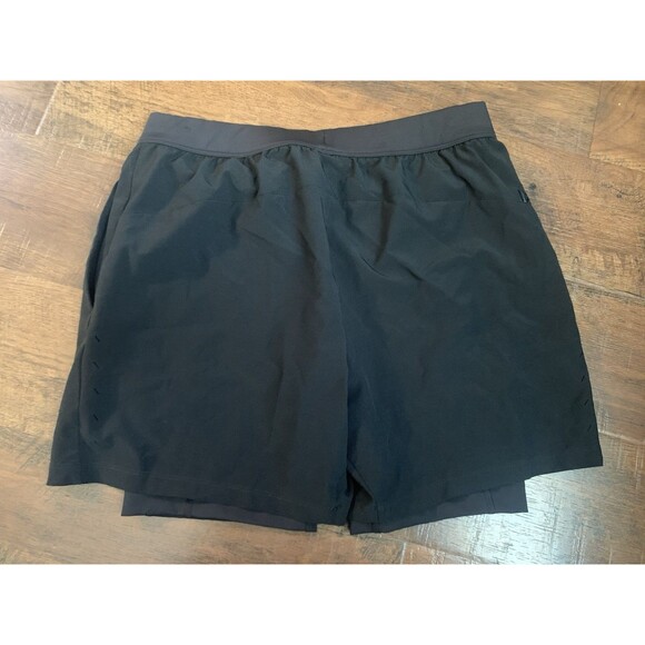 VRST Compression-Lined 7" Performance Athletic Shorts Black Mens Size Medium - Picture 4 of 7